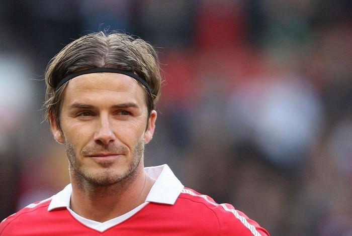 Tiền vệ David Beckham và bộ râu đã nên vẻ nam tính đầy cuốn hút của mình